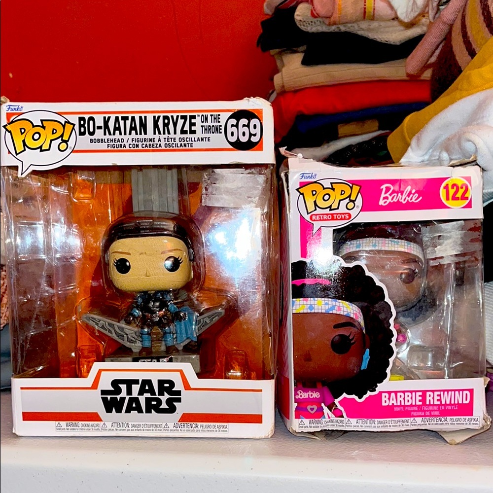 Funko Pop! Star Wars Bo-Katan Kryze in Blue and Brown Armor